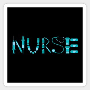 Nurse (Turquoise) Sticker